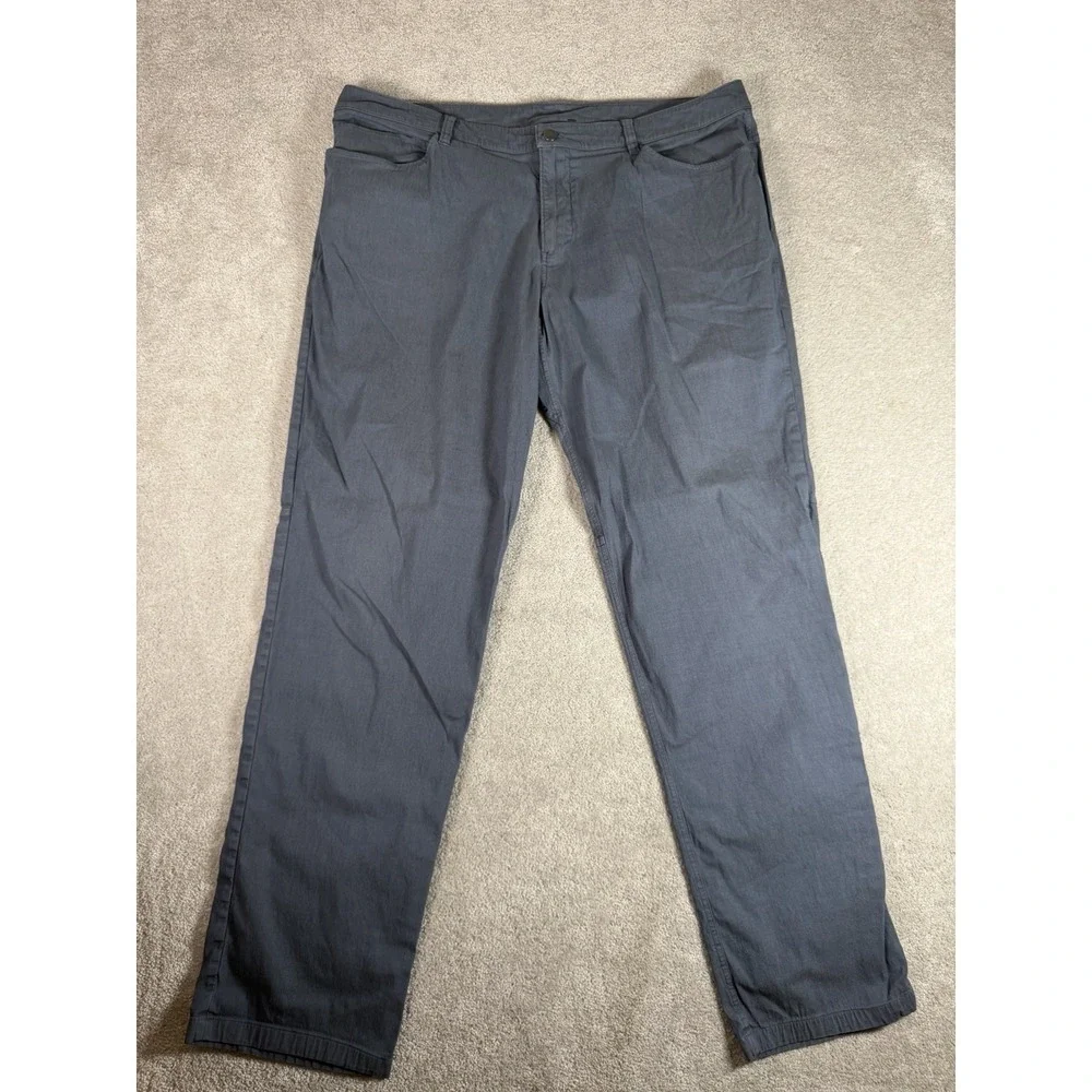 Lululemon ABC Classic Fit 40x33 Pants Chambray Slate Blue Mens Trouser LM5670s